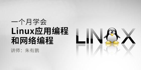 【朱有鹏】《一个月学会Linux应用编程和网络编程》自学班