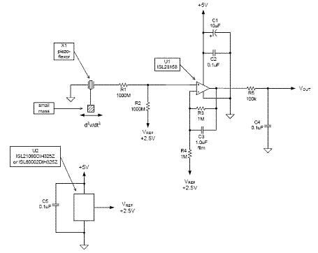 压电薄膜传感器的原理和实用电路设计
