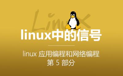 Linux中的信号-3.5.Linux应用编程和网络编程第5部分视频课程