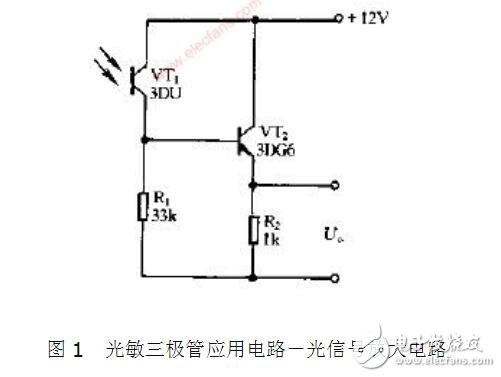 光敏三極管應(yīng)用電路大全