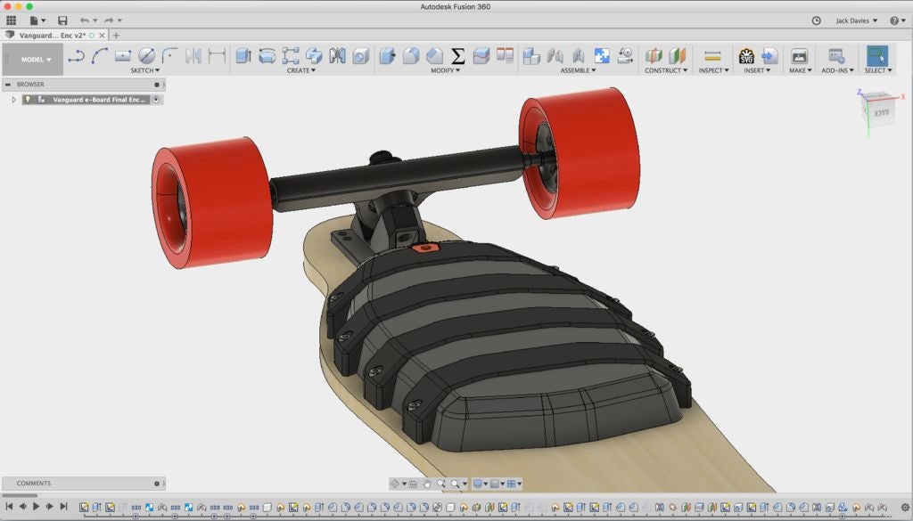 如何3D打印电动滑板
