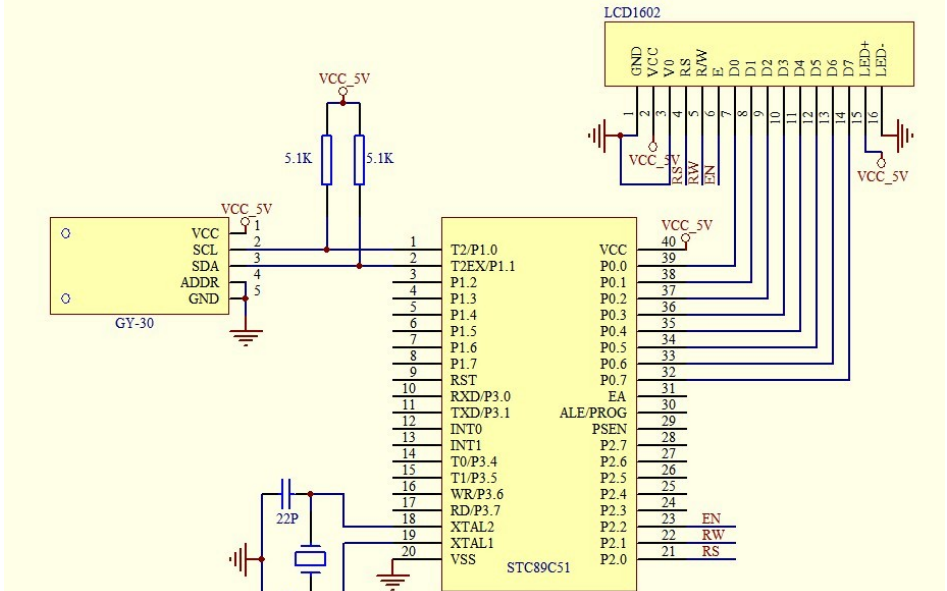 STC89<b class='flag-5'>C</b>51單片機應(yīng)用<b class='flag-5'>BH1750</b><b class='flag-5'>光照度</b><b class='flag-5'>傳感器</b>的電路圖免費下載