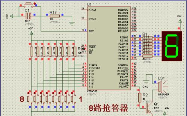 使用<b>51</b><b>单片机</b><b>实现</b><b>抢答器</b>的程序免费下载