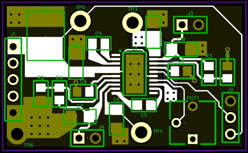 電荷泵雙極電源的PCB布局是什么樣子的