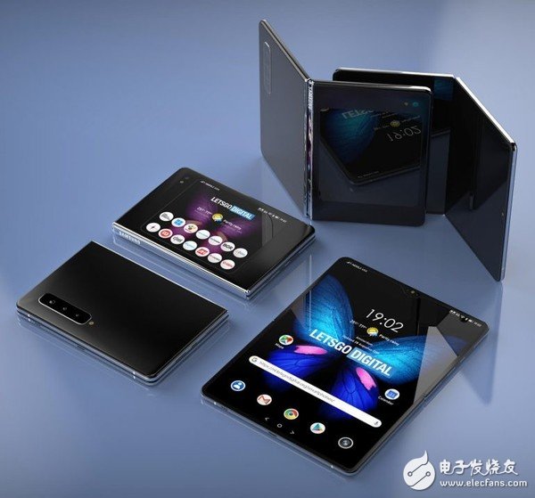 三星galaxy fold 2設計專利曝光采用了a摺疊方案共擁有6個攝像頭