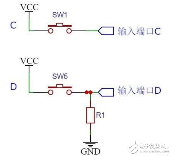 上拉/下拉電阻電路分析