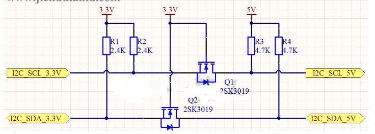 解析3.3V与5V双向电平转换电路的工作状态