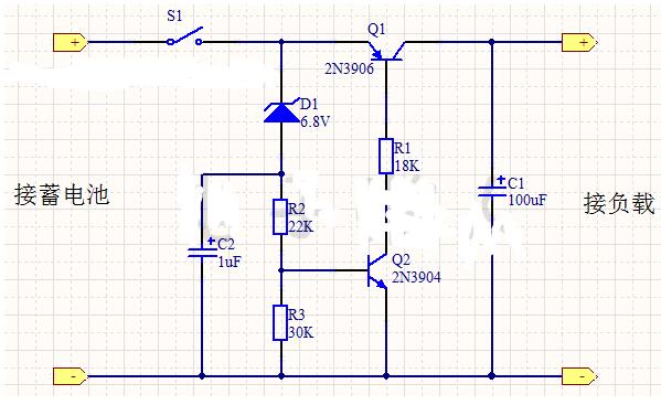 蓄電池<b class='flag-5'>放電</b><b class='flag-5'>保護</b>電路講解