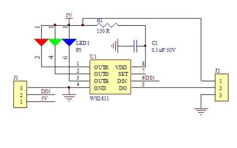 <b class='flag-5'>WS2811</b> RGB LED燈珠的主控程序和工程文件免費(fèi)下載