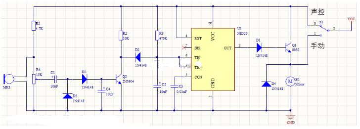 手控录音电路图讲解