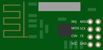 如何將NRF24L01與Arduino連接以及并控制另一個(gè)Arduino的LED