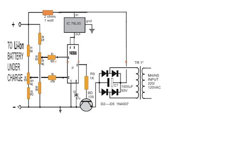 使用IC 555的锂离子电池充电器电路介绍