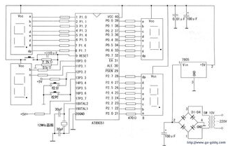 AT89S52单片机实现多功能数字钟的设计