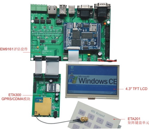 基于ARM9<b class='flag-5'>工控</b><b class='flag-5'>主板</b><b class='flag-5'>EM9161</b>的GPRS彩色显示终端方案