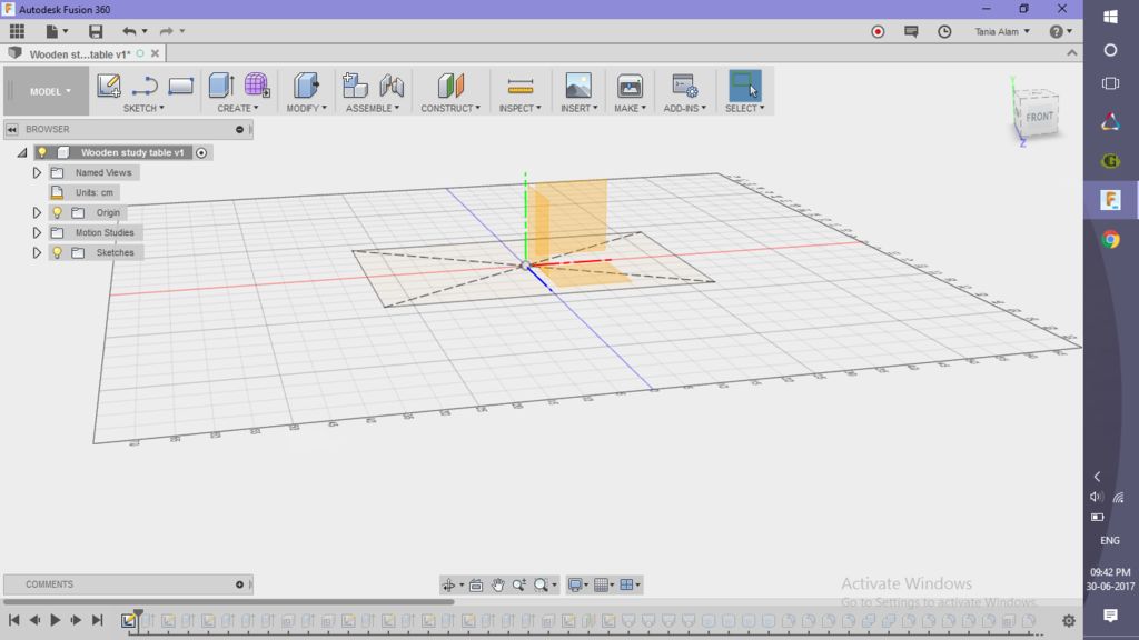 如何在Fusion中制作办公桌的3D模型