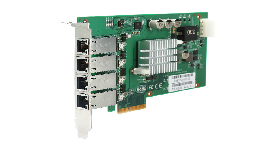 PCIe-3504PoE图像采集卡功能特点