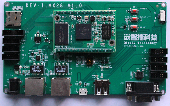 嵌智捷科技DEV-I.MX28嵌入式主板介绍