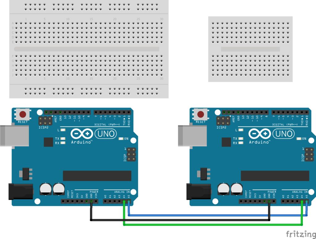 如何连接2个Arduino设备以及如何响应其他Arduino设备发送的信号