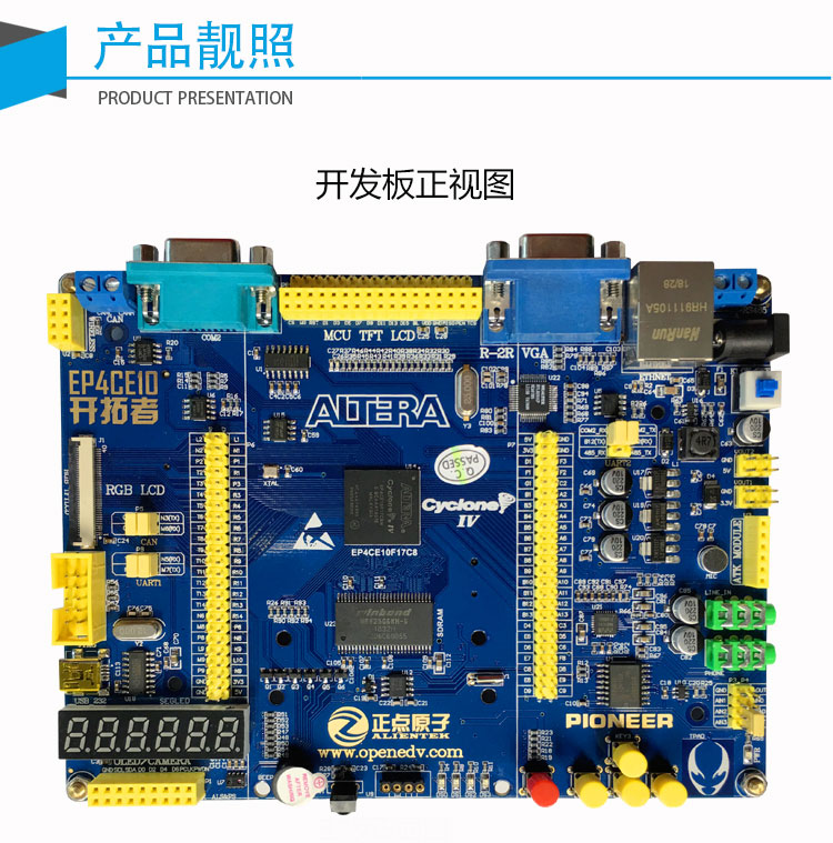 星翼电子：开拓者FPGA开发板资源硬件描述