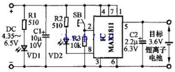 <b class='flag-5'>18650</b>锂电池<b class='flag-5'>充电器</b>电路原理图