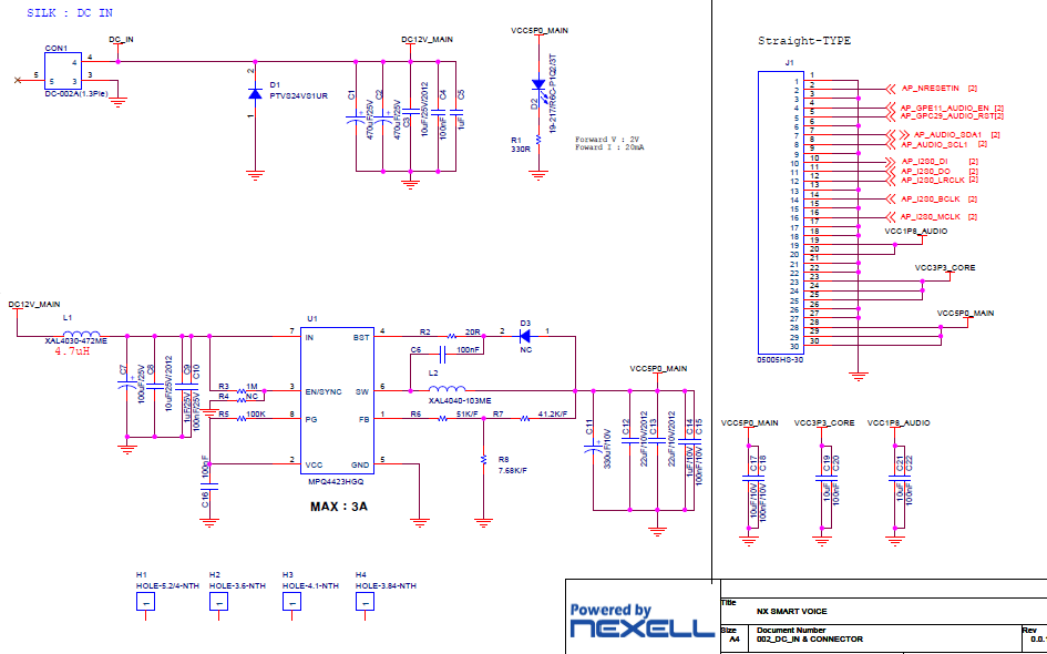 <b class='flag-5'>NXP</b>4330智能語音音頻<b class='flag-5'>板</b>的<b class='flag-5'>電路</b><b class='flag-5'>原理圖</b>免費下載