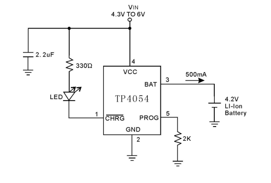 tp4056充电电路图图片