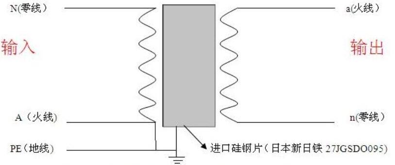 220v<b class='flag-5'>单相隔离</b><b class='flag-5'>变压器</b><b class='flag-5'>接线图</b>