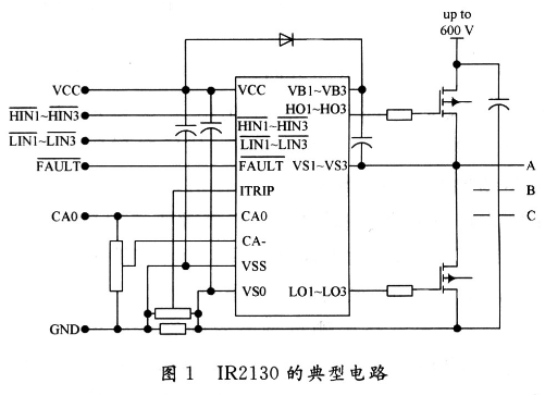 基于IR2130驱动芯片的无刷直流电机功率驱动电路设计