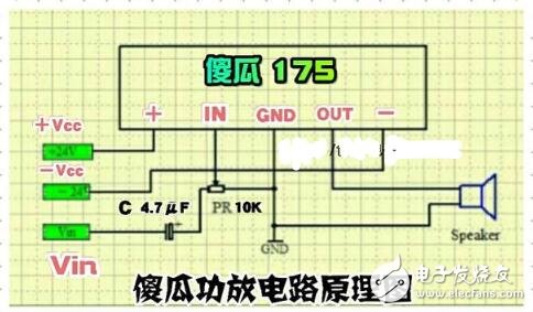 傻瓜175功放电路图