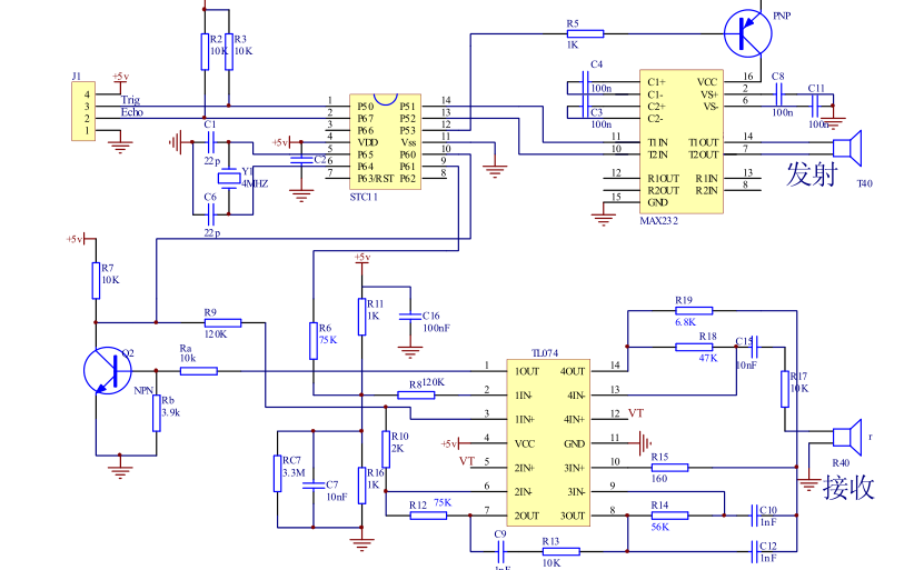 使用單片機和<b class='flag-5'>HC-SR04</b>設計<b class='flag-5'>超聲波</b><b class='flag-5'>測距</b>系統(tǒng)的設計資料合集