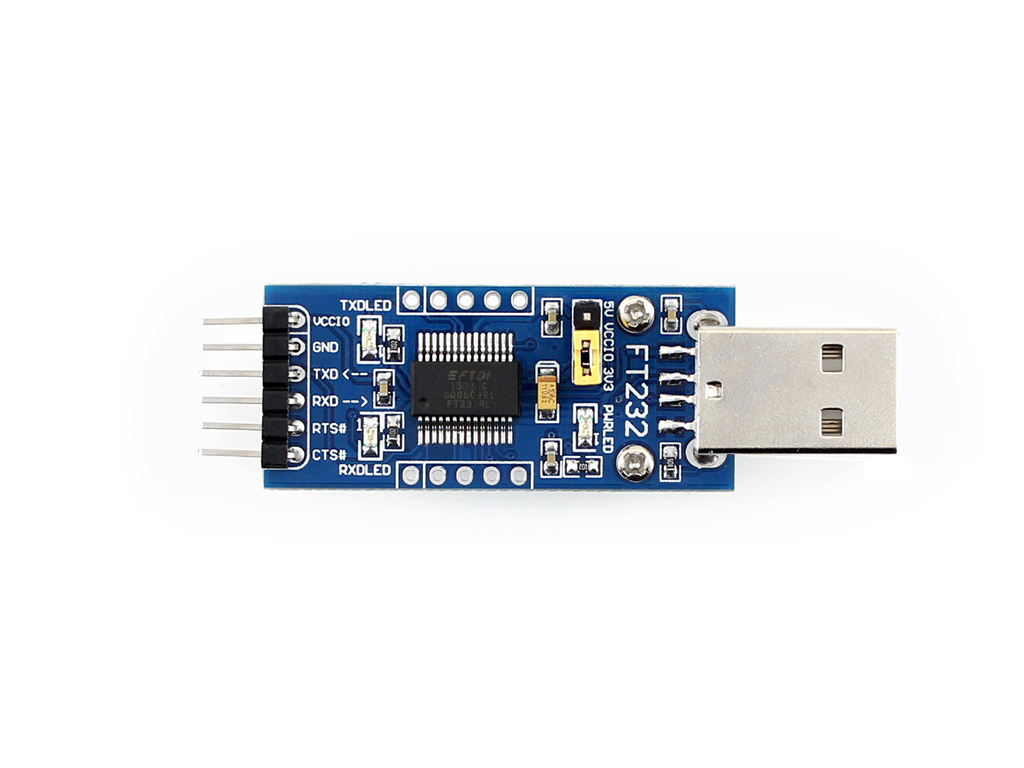 微雪电子FT232 USB转USART简介