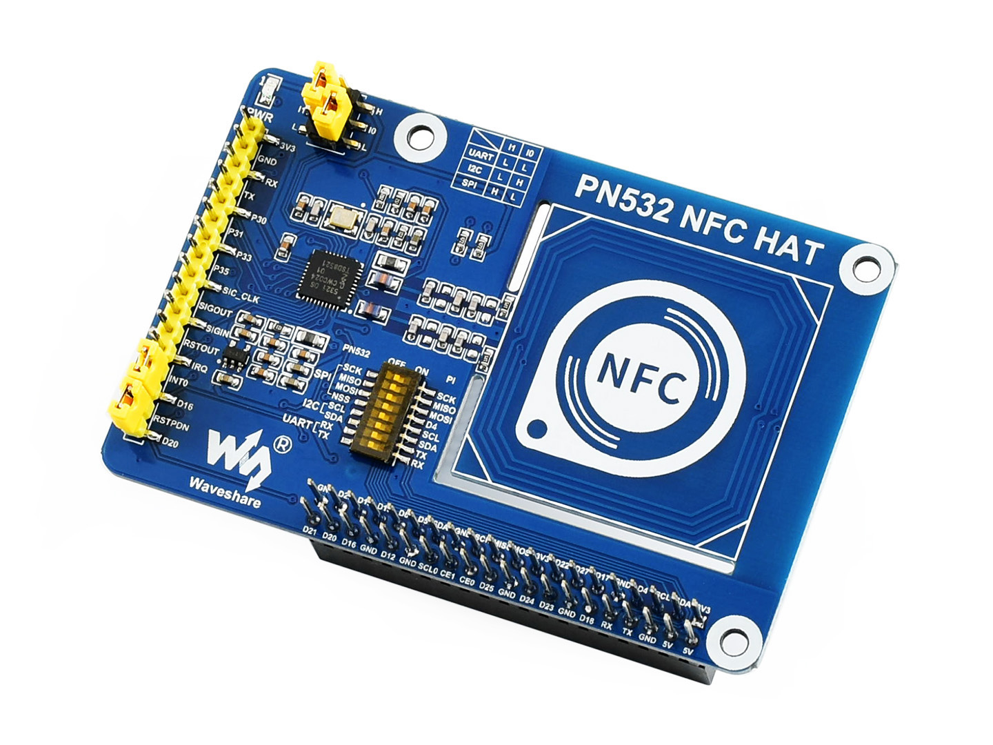 微雪电子PN532 NFC HAT树莓派NFC扩展板简介