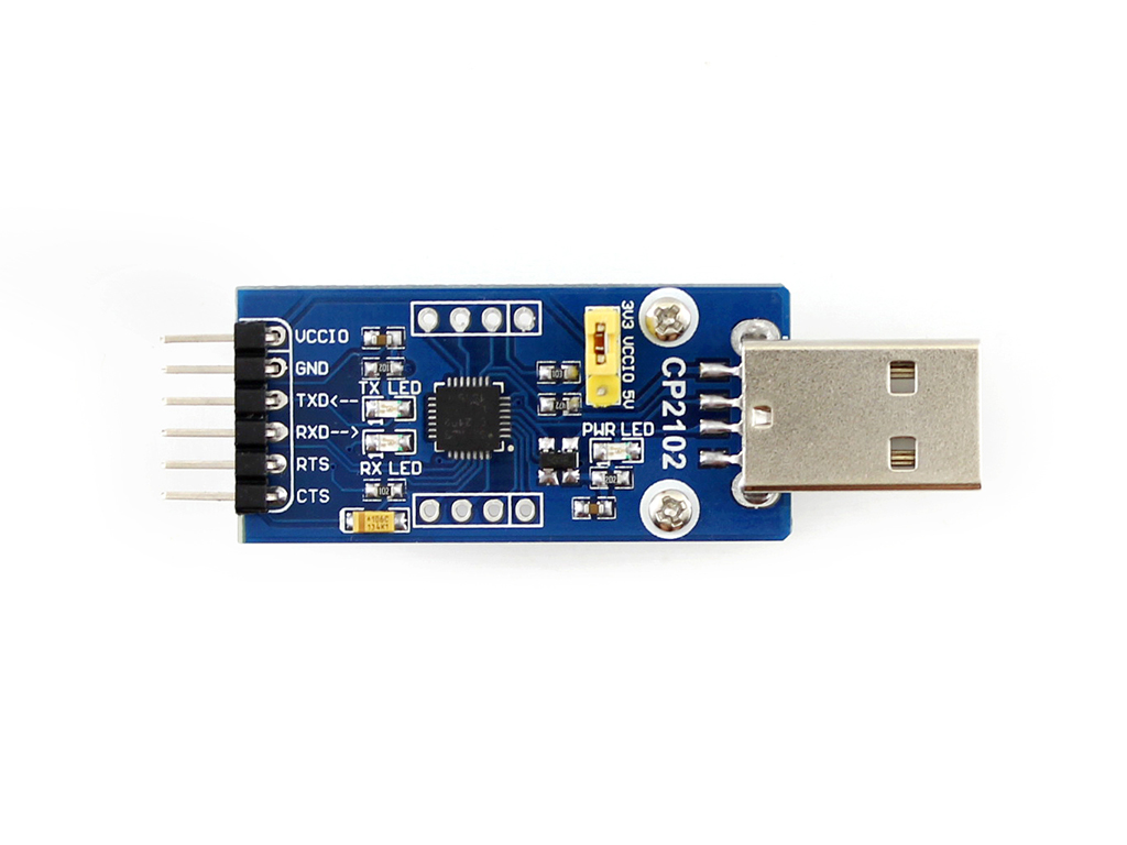 微雪电子CP2102(type A)USB转USART简介