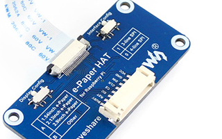 支持树莓派的电子墨水屏驱动板与SPI接口