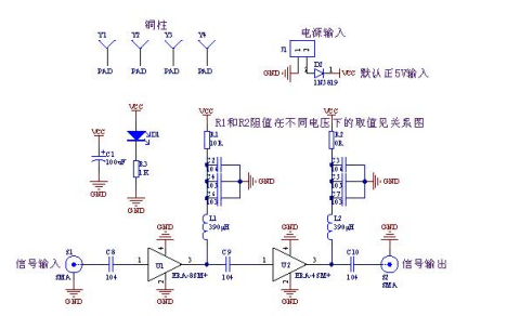 <b class='flag-5'>射頻</b><b class='flag-5'>低</b><b class='flag-5'>噪</b>高增益放大器的電路圖和數(shù)據(jù)說明