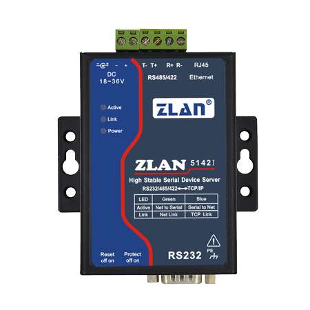 卓岚信息技术全隔离型串口服务器ZLAN5142I概述