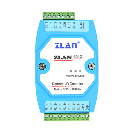 卓岚<b class='flag-5'>信息技术</b><b class='flag-5'>以太网</b>型4路<b class='flag-5'>IO</b><b class='flag-5'>控制</b><b class='flag-5'>模块</b><b class='flag-5'>ZLAN</b>6042<b class='flag-5'>概述</b>