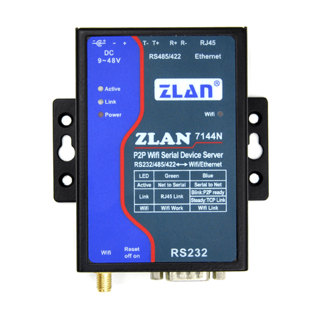 卓岚信息科技P2P转串口ZLAN7144N概述