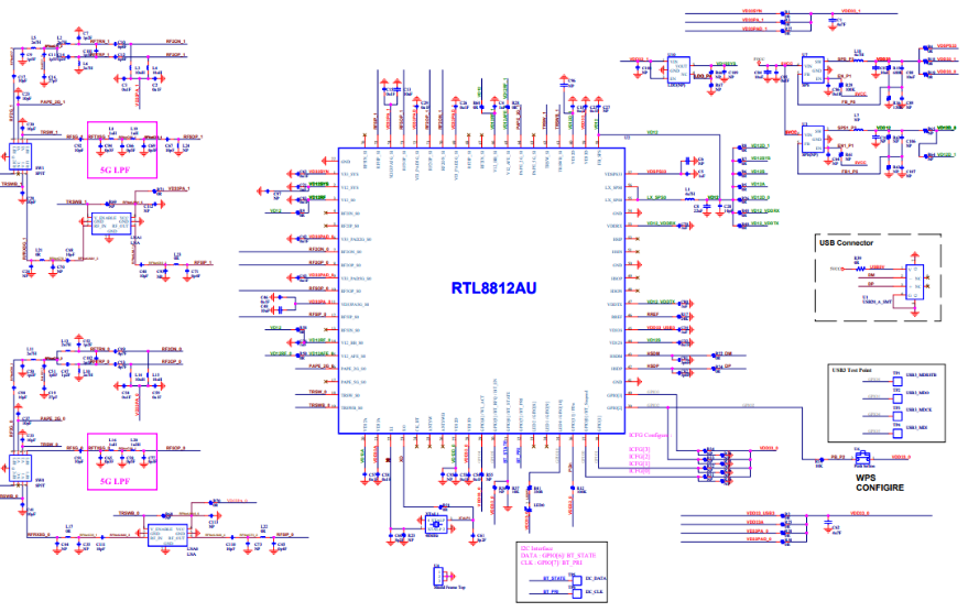 RTL8812AU<b class='flag-5'>網(wǎng)絡(luò)</b><b class='flag-5'>接口</b><b class='flag-5'>控制器</b>的電路原理圖免費(fèi)下載