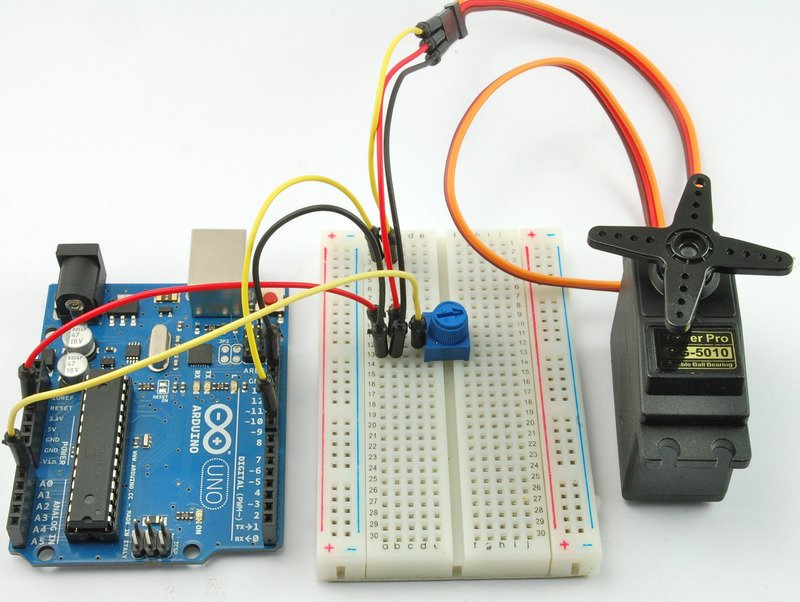 如何使用Arduino控制伺服电机