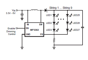 <b class='flag-5'>MP3302</b>升壓轉換器的數據手冊