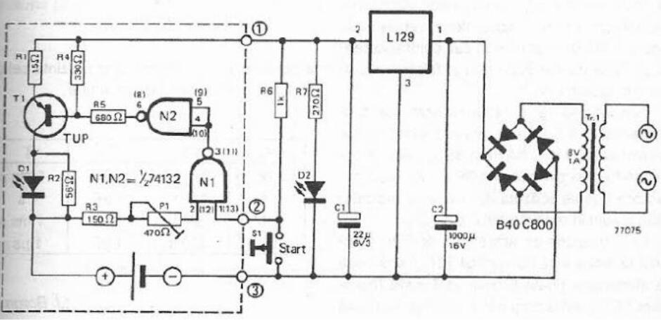 五款鎳鎘電池充電器電路圖