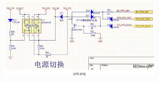 一个<b class='flag-5'>电池</b>供电<b class='flag-5'>切换</b>电路的详细资料说明