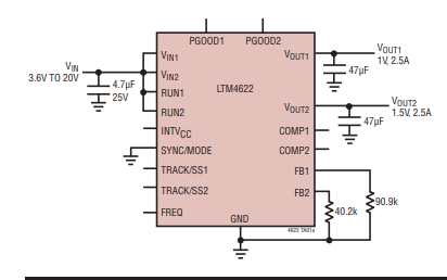 <b class='flag-5'>LTM4622</b><b class='flag-5'>稳压器</b>的数据手册免费下载