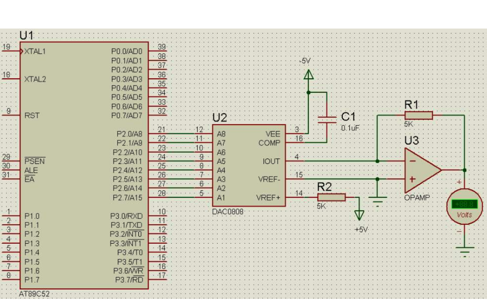 使用DAC0808设计<b>直流电机</b><b>调速器</b>的仿真电路图免费下载