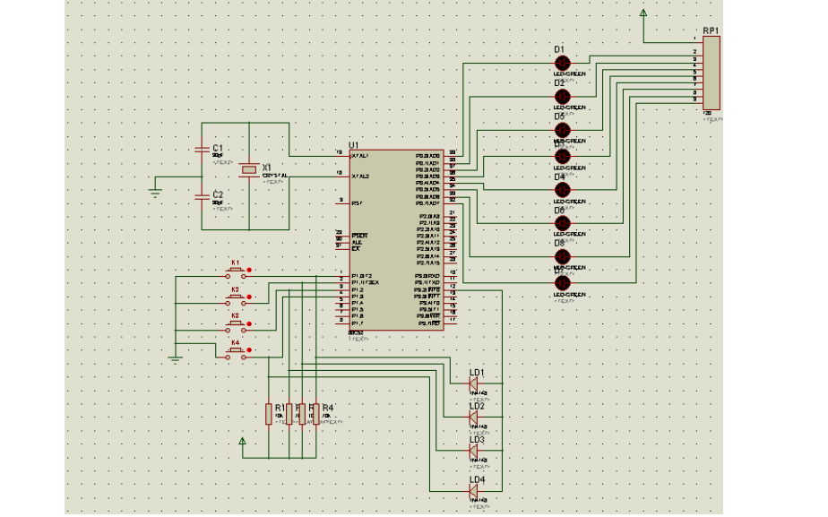 <b class='flag-5'>可以</b>調(diào)控的走馬燈<b class='flag-5'>Proteus</b>仿真<b class='flag-5'>電路圖</b>免費下載