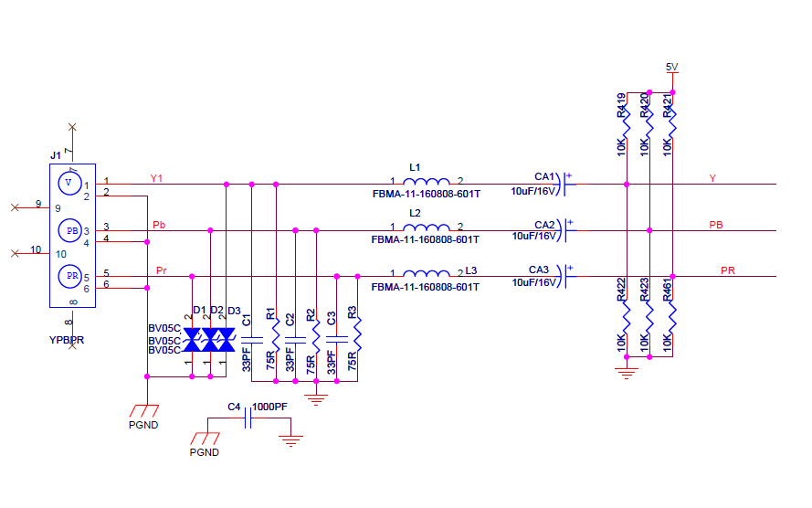 P-SCAN接口<b>EMC</b>设计<b>标准</b><b>电路</b>图免费下载