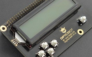 dfrobot树莓派RGB LCD1602按键扩展板彩色底简介