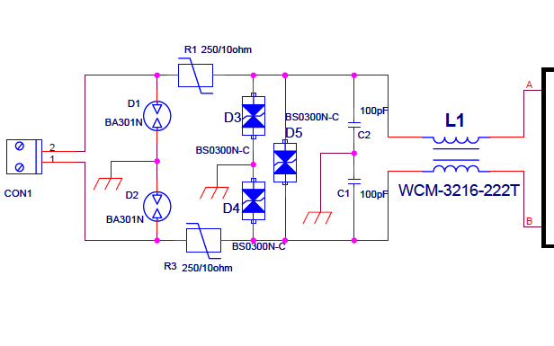 RS485<b>EMC</b><b>标准</b>设计<b>电路</b>图免费下载