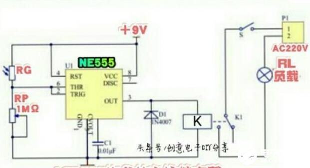 光控继电器电路工作原理